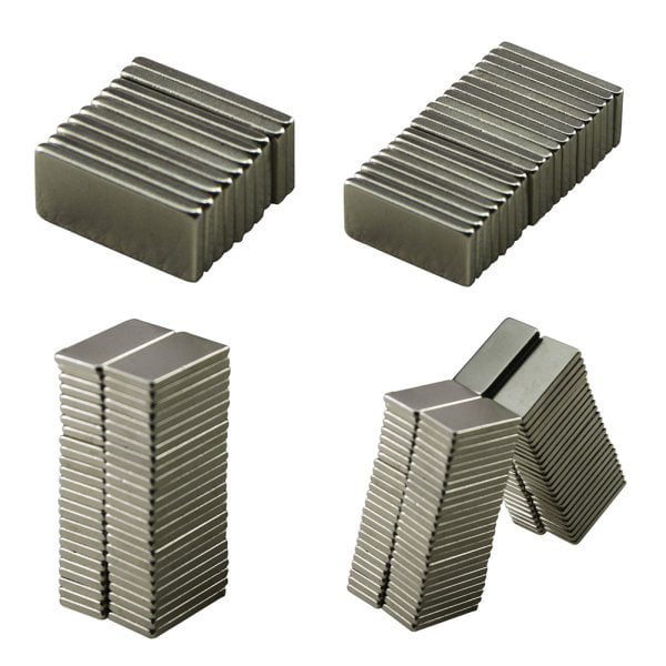 10/20/50/100Pcs Super Strong Block Fridge Magnets Rare Earth Neodymium 20x10x2mm
